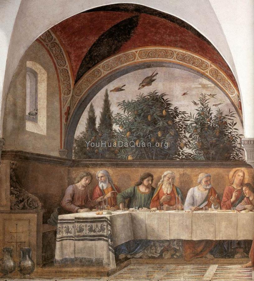 Last Supper 2 detail - 多梅尼科·基尔兰达约